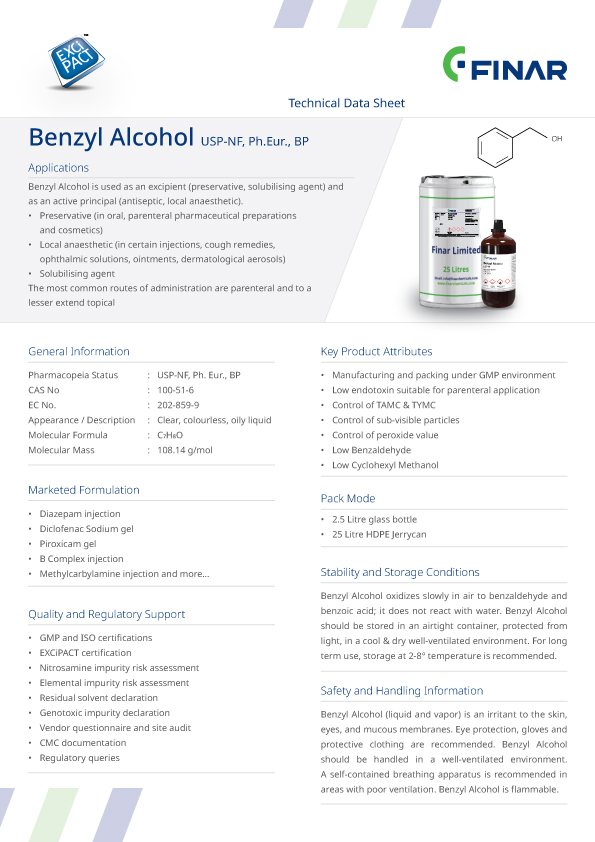 Benzyl Alcohol