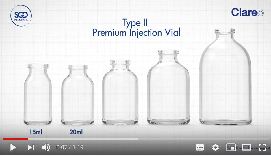 Video - Clareo - Type II Premium Injection Vials