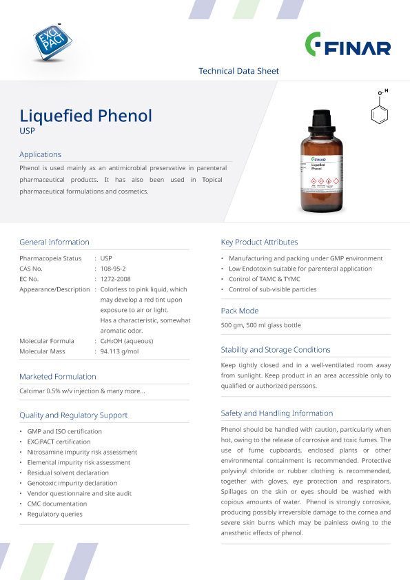 Liquefied Phenol