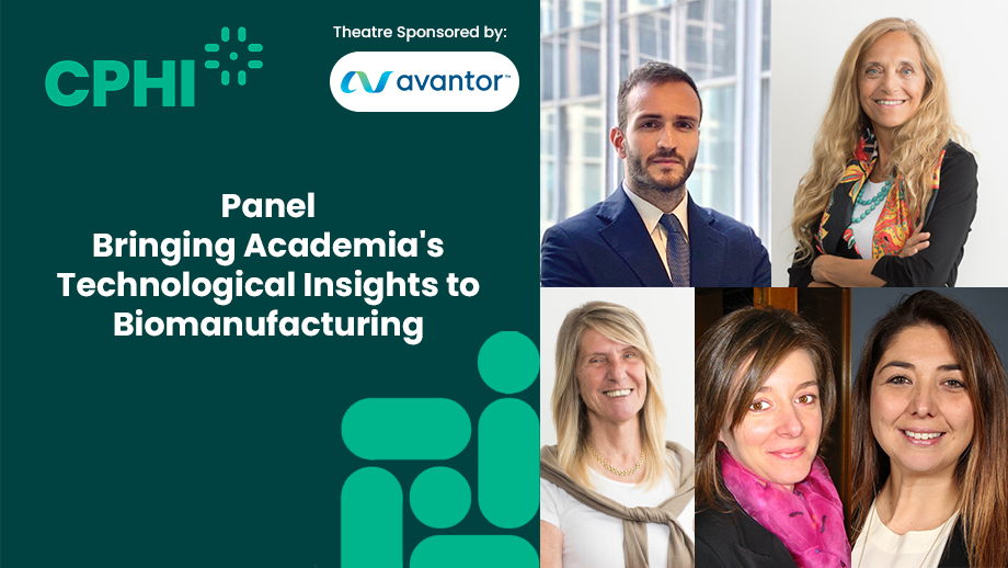 Panel – Bringing Academia's Technological Insights to Biomanufacturing