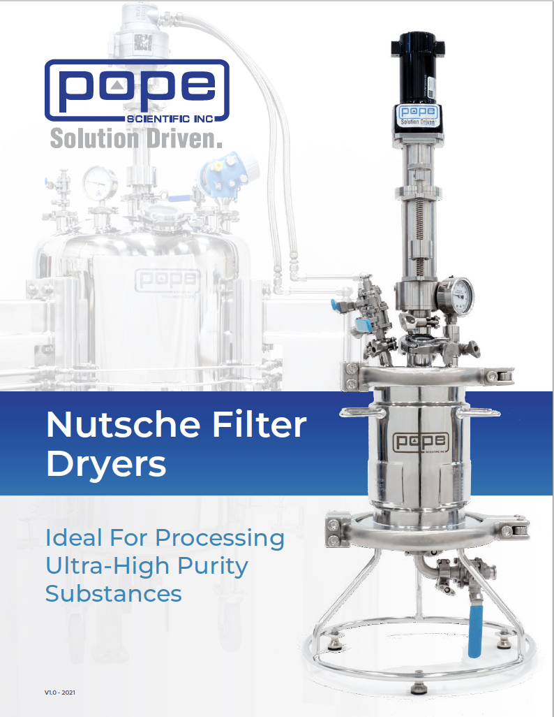 Pope Scientific Nutsche Filter Dryer Product Overview