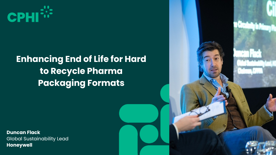 Enhancing End of Life for Hard to Recycle Pharma Packaging Formats