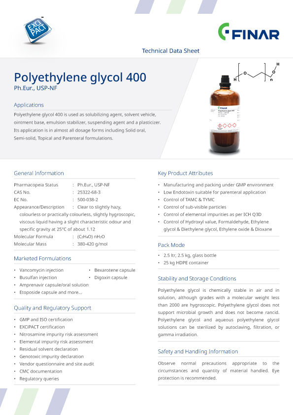 Polyethylene glycol 400