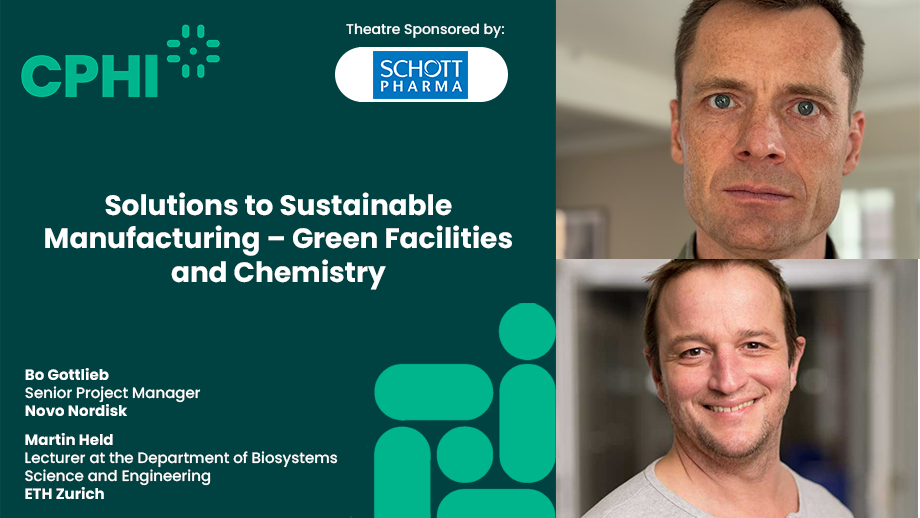 Solutions to Sustainable Manufacturing – Green Facilities and Chemistry