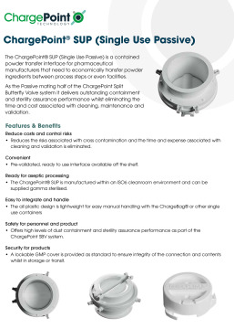 ChargePoint® SIngle Use Split Butterfly Passive