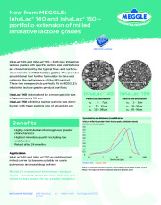 MEGGLE InhaLac 140 and  InhaLac 150 Product Information
