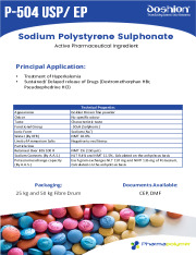 Sodium Polystyrene Sulfonate USP/EP (Doshion P 504)