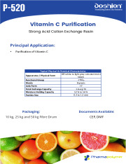 Vitamin C Purification (Doshion P 520)