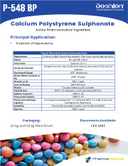 Calcium Polystyrene Sulphonate API (Doshion P 548)