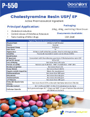 Cholestyramine Resin USP API (Doshion P 550 USP)