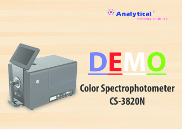 Color Spectrophotometer Demostration || Analytical technologies limited