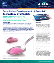 Scientific Briefing - Dissolution Development of Parvulet Technology Oral Tablets