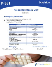 Polacrilex Resin USP (Doshion P 551)