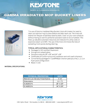 Sterile Mop Bucket Liners