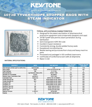 Tyvek Stopper Bags