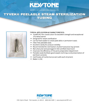 Tyvek Sterilization Tubing