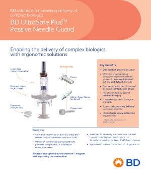 BD UltraSafe Plus™ Passive Needle Guard