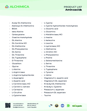 FOOD INGREDIENTS_PRODUCT LIST