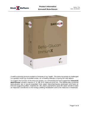 ImmunaX Beta-Glucan