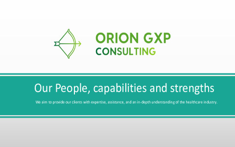 Orion GXP Consulting - People and Services