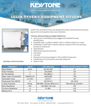 Tyvek GMP Equipment Covers