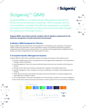 QMS data sheet