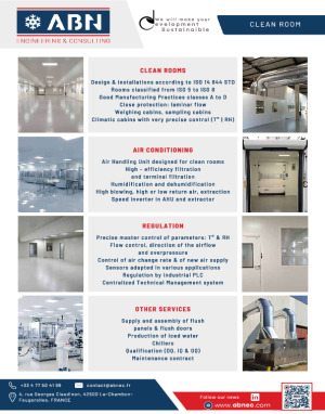 Turnkey Clean Room by ABN France